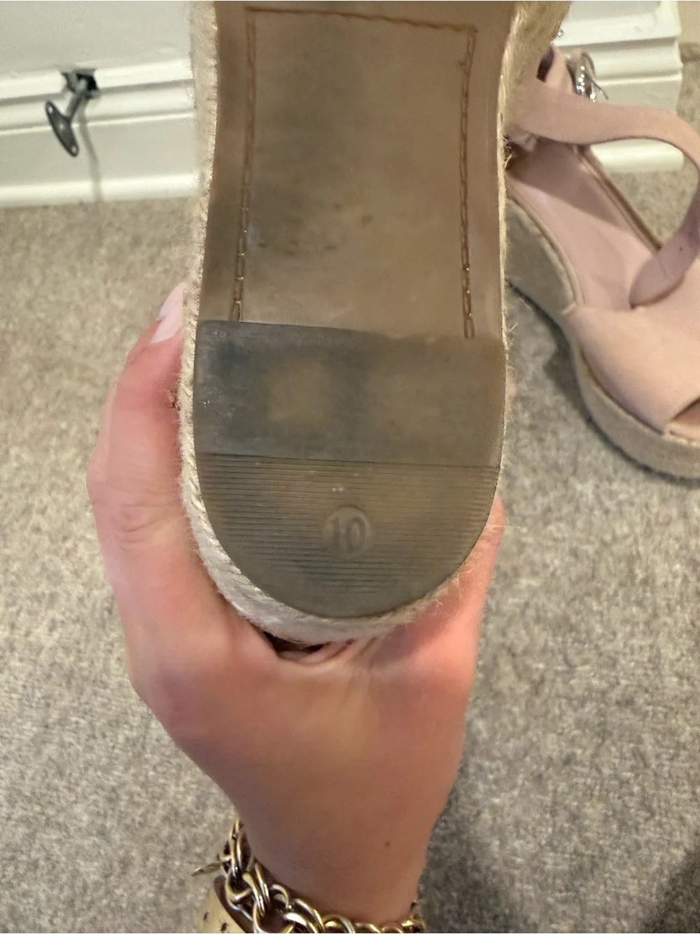Marc Fisher espadrille wedge